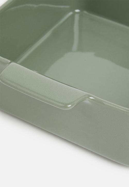 Maxwell & Williams - Indulgence Square Baker 19x7.5cm - Sage