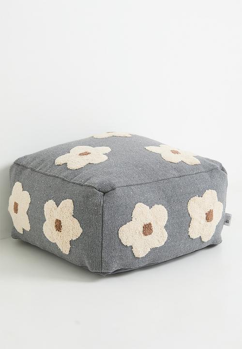 Sixth Floor - Flora pouf - Navy