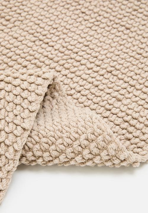Sixth Floor - Stone Washed Bath Mat - Natural