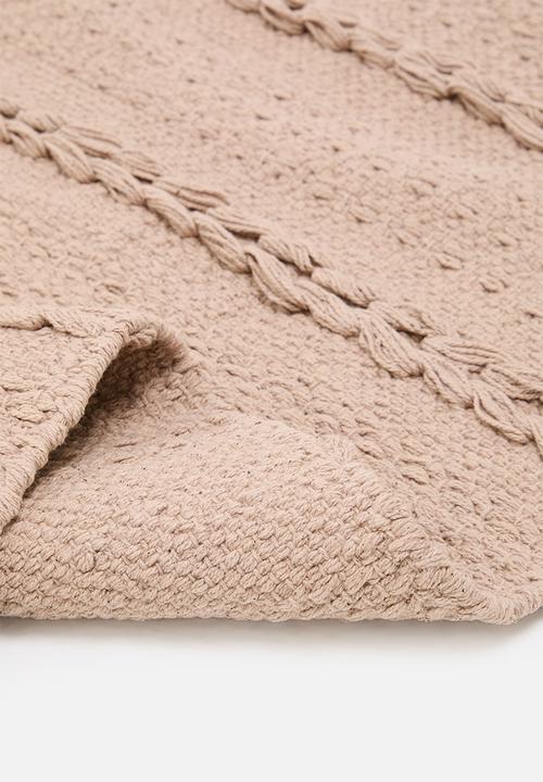 Sixth Floor - Cotton Woven Bath Mat - Natural