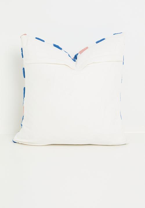 Sixth Floor - Palm embroidered cushion cover - Multi