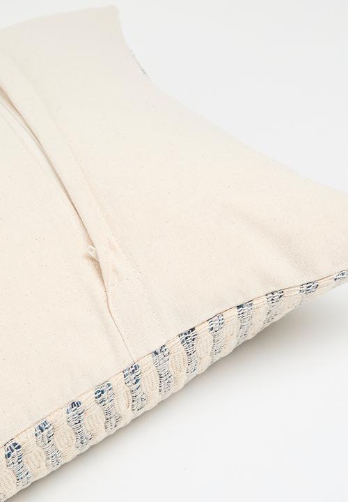Sixth Floor - Tilo woven cushion cover - Indigo