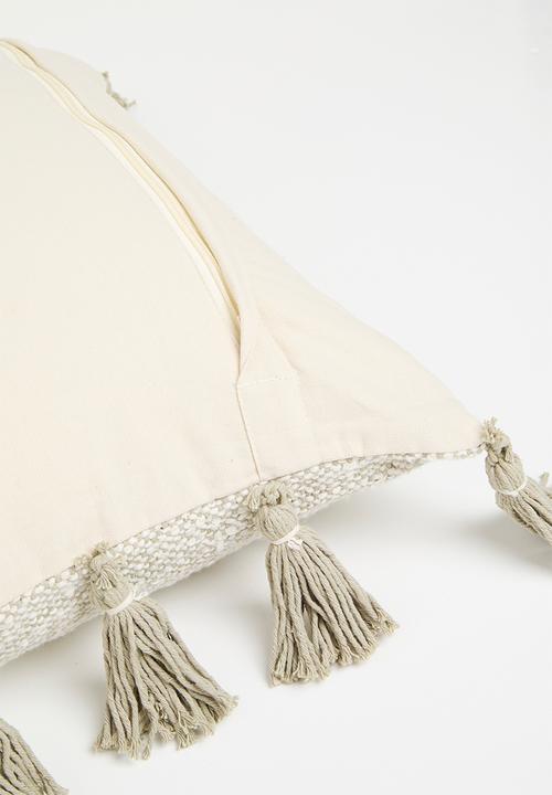 Sixth Floor - Lia woven cushion cover - Natural