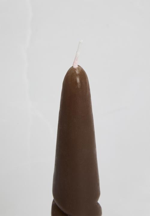 Sixth Floor - Twisted candle - brown