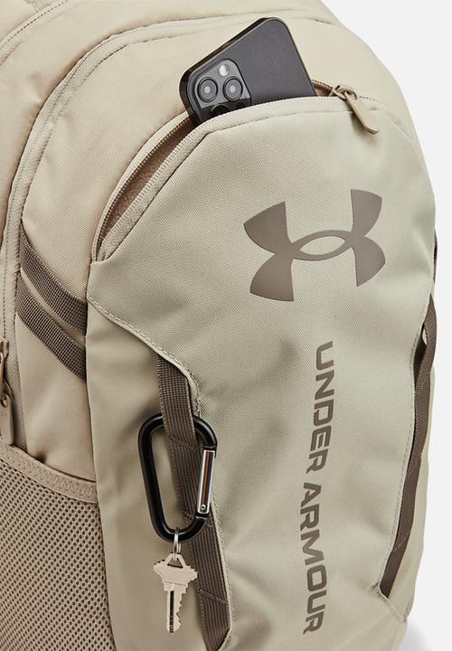 Under Armour - UA Hustle 6.0 Backpack - Khaki Base / Khaki Base / Taupe Dusk