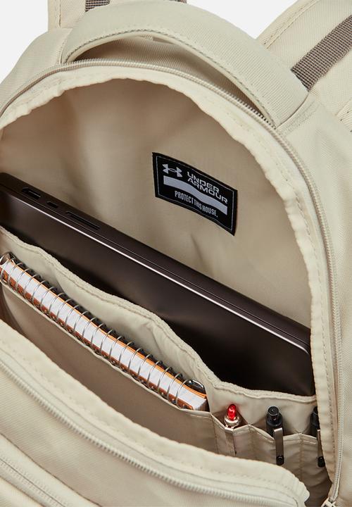 Under Armour - UA Hustle 6.0 Backpack - Khaki Base / Khaki Base / Taupe Dusk