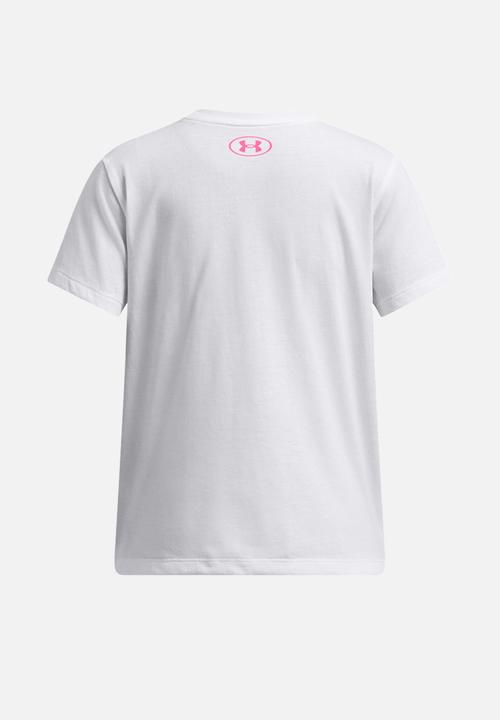 Under Armour - UA Big Logo SS-White/Pink