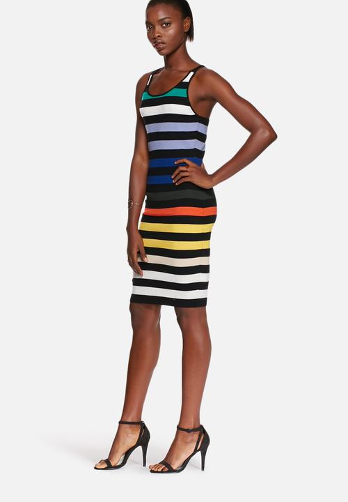 Glamorous - Multi stripe dress