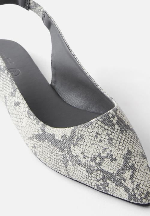 Cotton On - Prima slingback ballerina - washed reptile