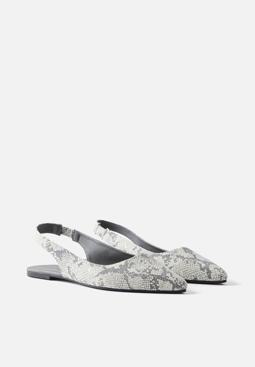 Cotton On - Prima slingback ballerina - washed reptile