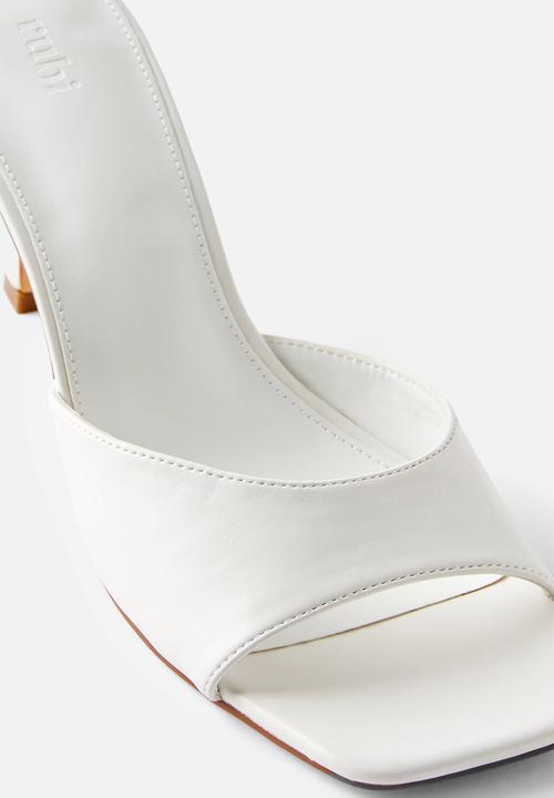 Cotton On - Edie Minimal mule - white smooth