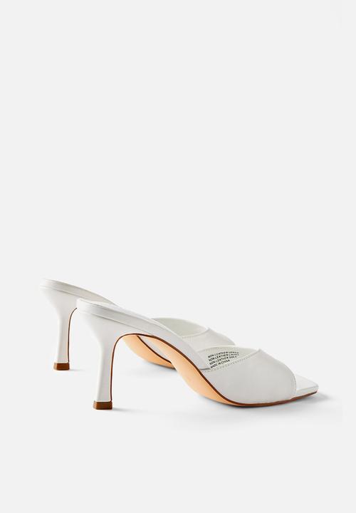 Cotton On - Edie Minimal mule - white smooth