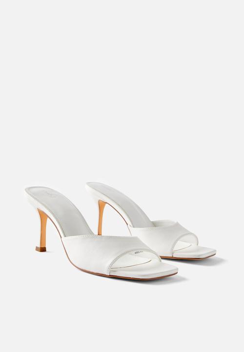 Cotton On - Edie Minimal mule - white smooth