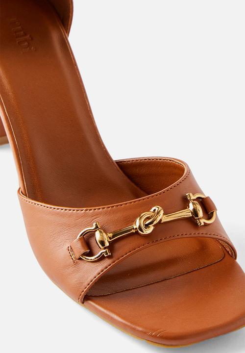 Cotton On - Sabrina heel - tan/gold smooth