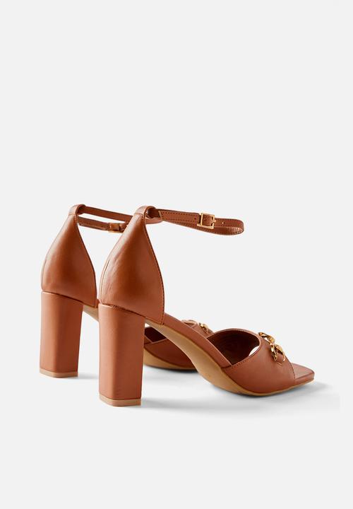 Cotton On - Sabrina heel - tan/gold smooth