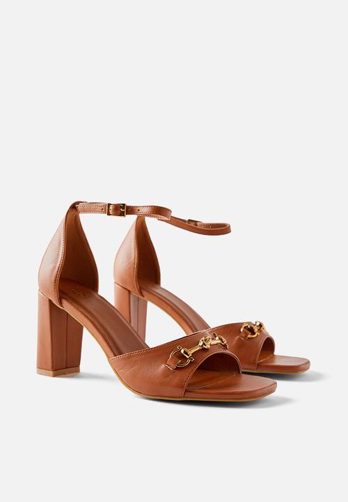 Cotton On - Sabrina heel - tan/gold smooth