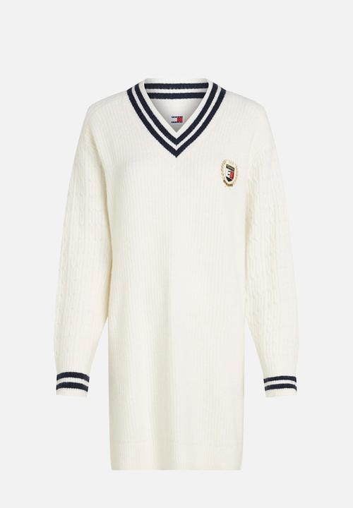 Tommy Hilfiger - Tjw Crest Sweater Dress - Ancient White