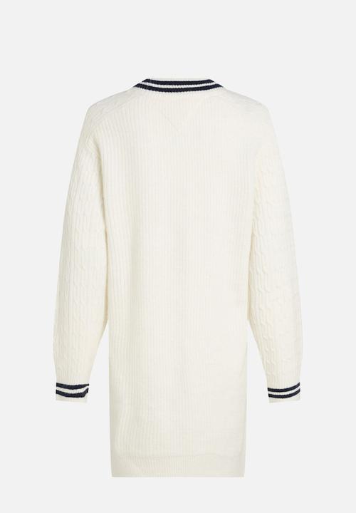 Tommy Hilfiger - Tjw Crest Sweater Dress - Ancient White