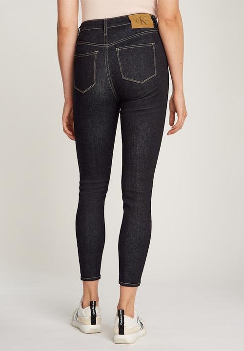 Calvin Klein - High Rise Super Skinny Ankle - Rinse Blue