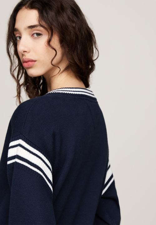 Tommy Hilfiger - Tjw Varsity Sweater Mini Dress - Dark Night Navy