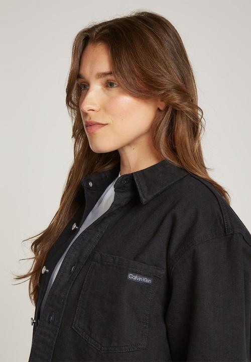 Calvin Klein - Dad Denim Overshirt - Black