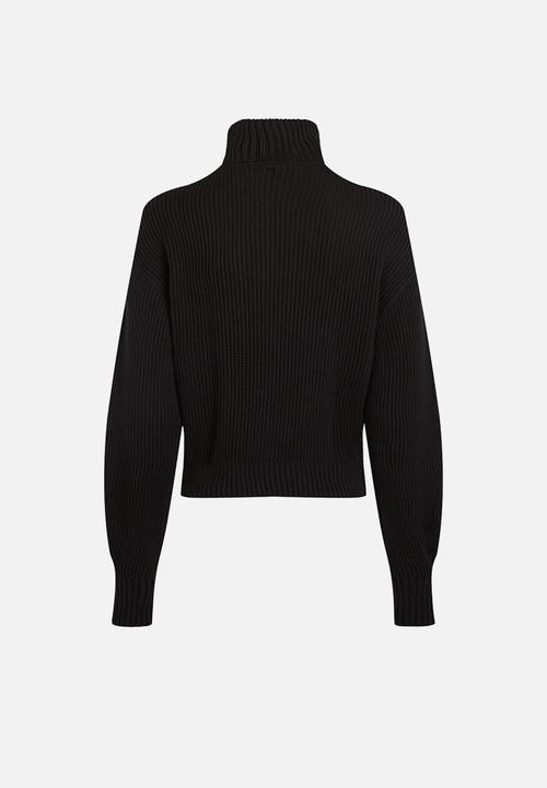 Calvin Klein - Plus Blown Up Ck Loose Sweater - Ck Black