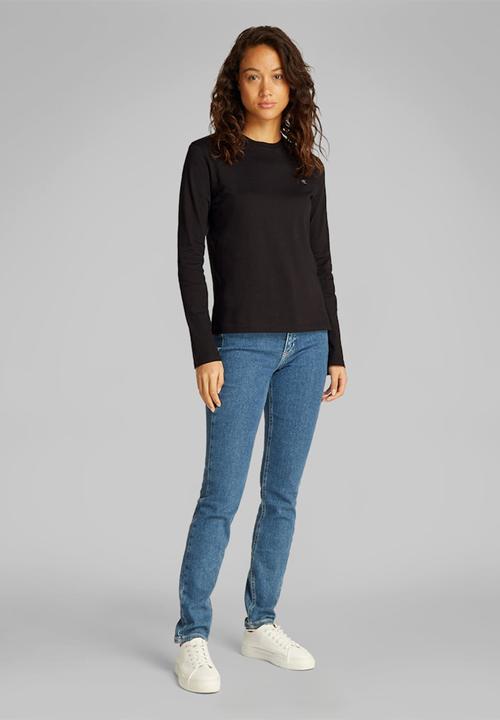 Calvin Klein - Ck Embro Regular Longsleeve - Ck Black