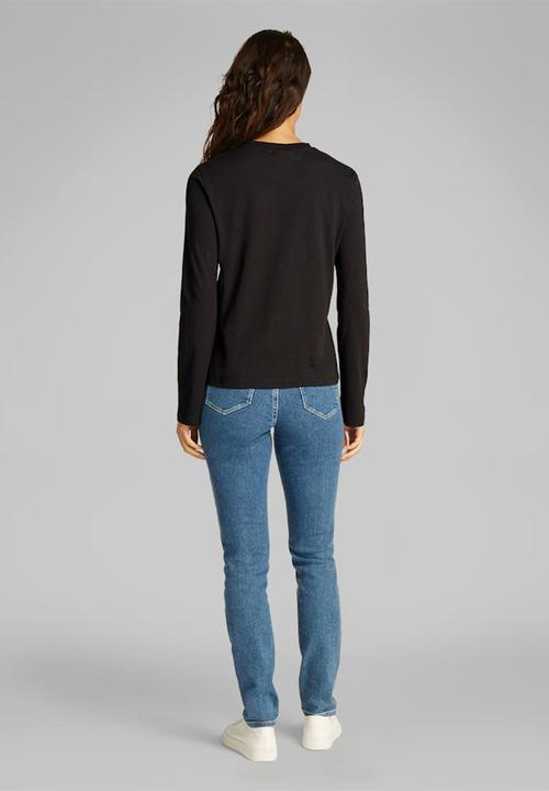 Calvin Klein - Ck Embro Regular Longsleeve - Ck Black