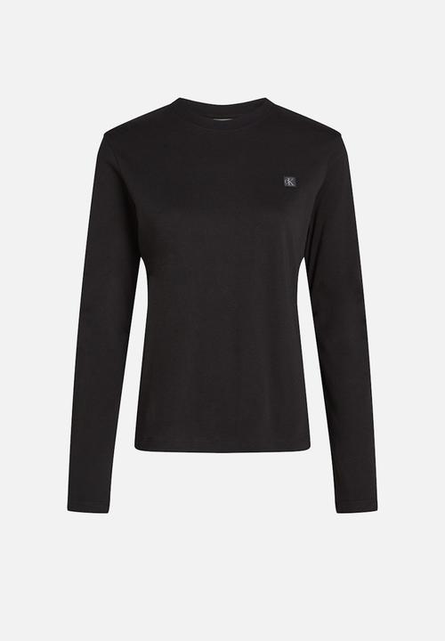 Calvin Klein - Ck Embro Regular Longsleeve - Ck Black
