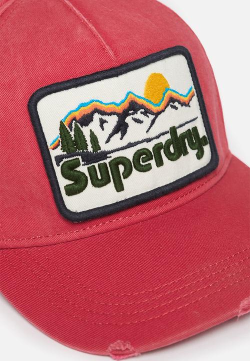 Superdry. - Graphic Trucker Cap - Red Graphic