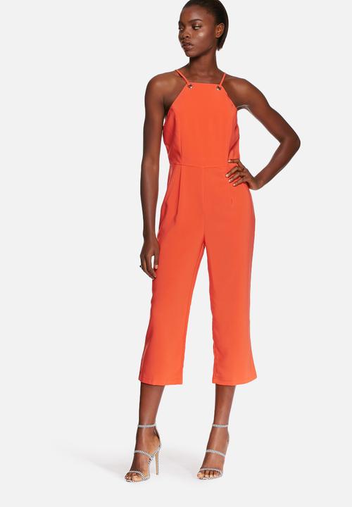 orange formal jumpsuit
