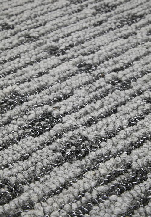 SF Collection - Handwoven Fringe Carpet - Grey