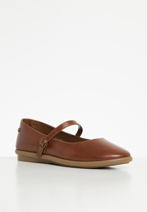 Pierre Cardin - Riviera 4 Mary Jane - Brown