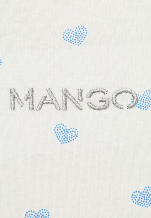 MANGO - T-shirt mangofi - white