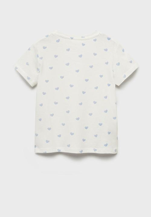 MANGO - T-shirt mangofi - white