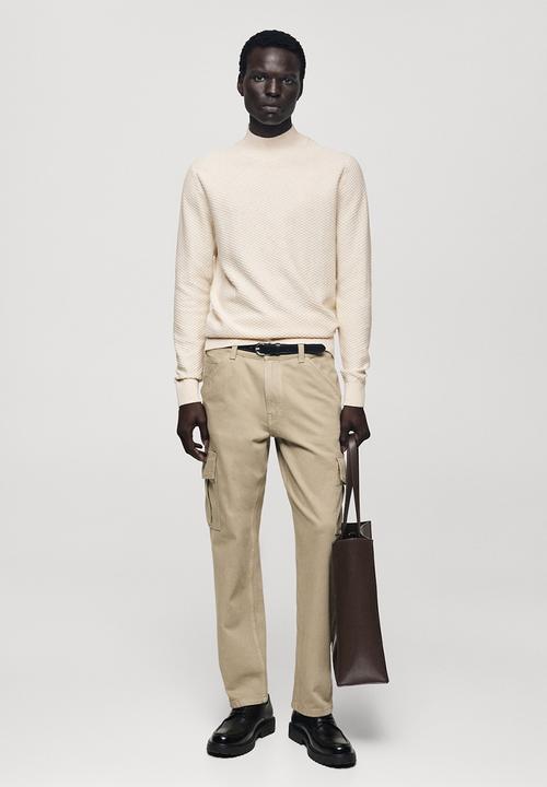 MANGO - Sweater carino - light pastel brown