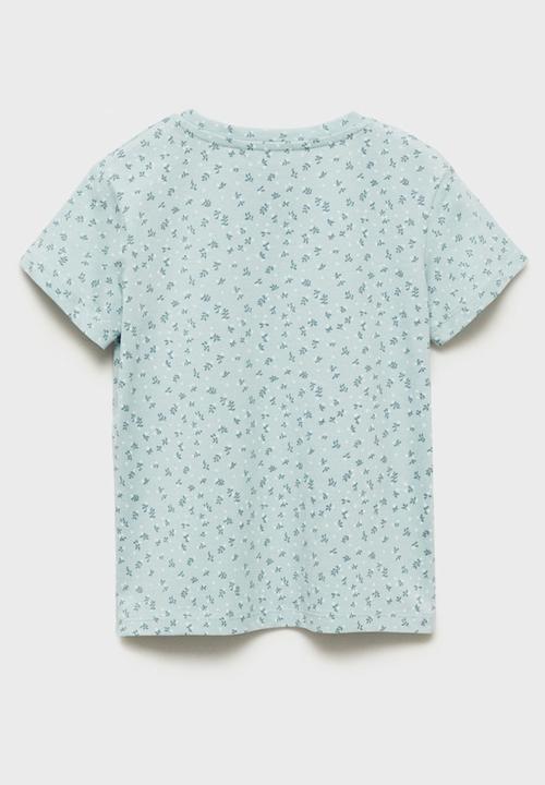 MANGO - T-shirt mangofi - blue