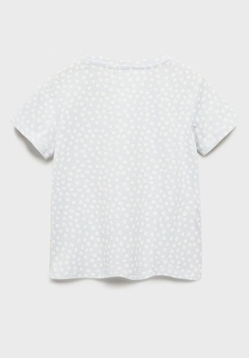 MANGO - T-shirt mangofi - blue