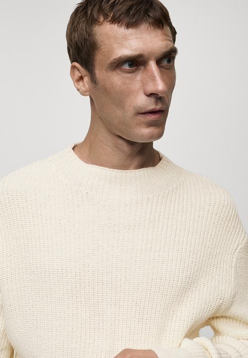 MANGO - Sweater cova - natural