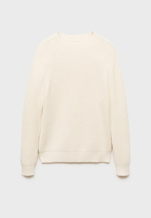 MANGO - Sweater cova - natural