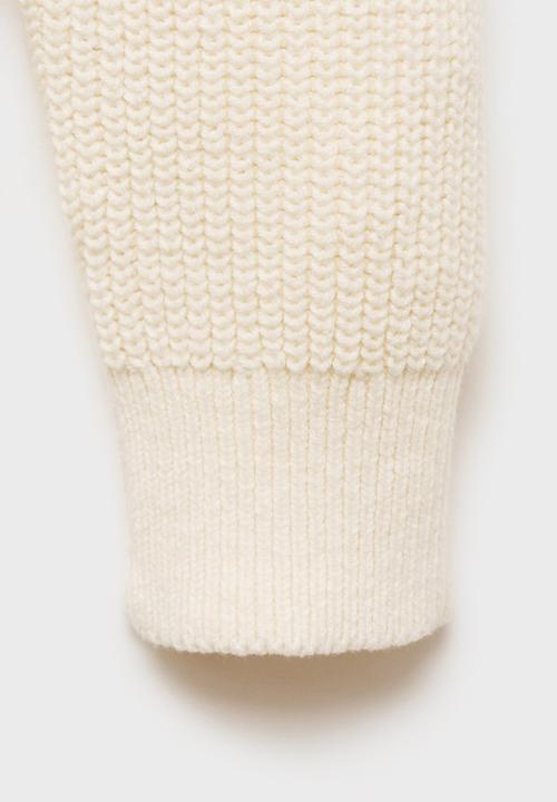 MANGO - Sweater cova - natural