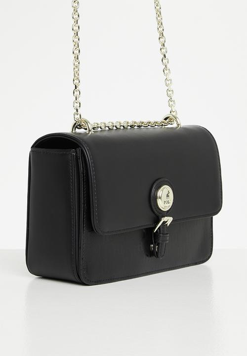 POLO - Savoy flapover sling - black
