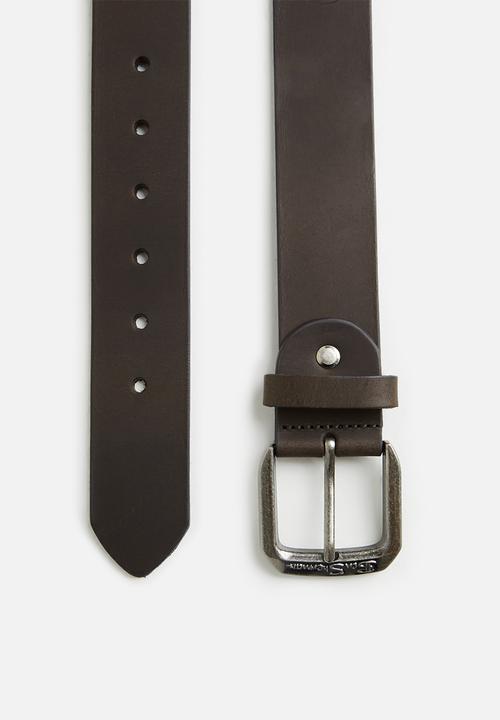 Ben Sherman - Target embossed leather - brown