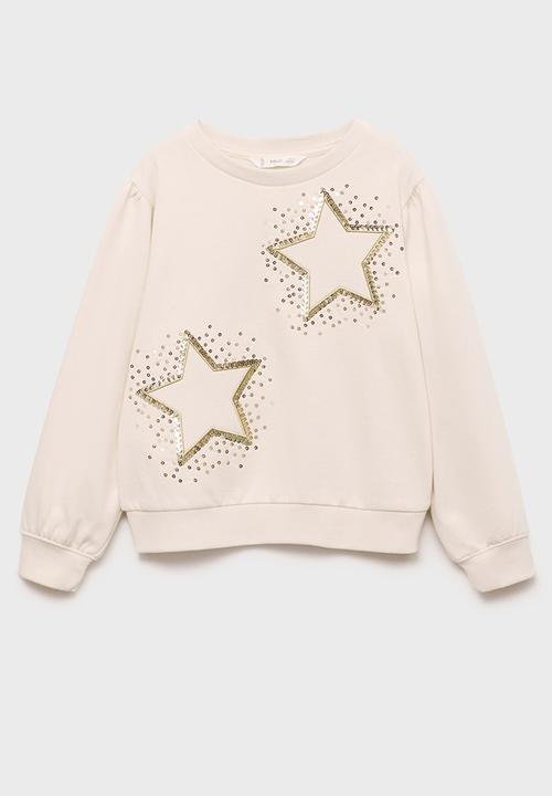 MANGO - Sweatshirt disco - light beige