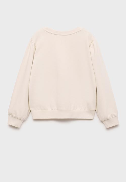 MANGO - Sweatshirt disco - light beige