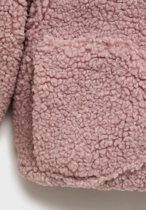 MANGO - Coat misuri - pink