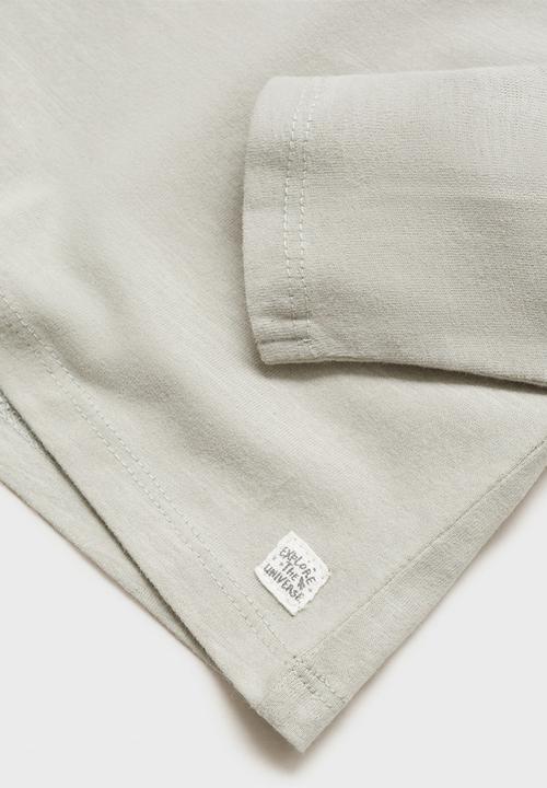 MANGO - T-shirt ceres - medium gray