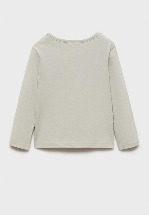 MANGO - T-shirt ceres - medium gray