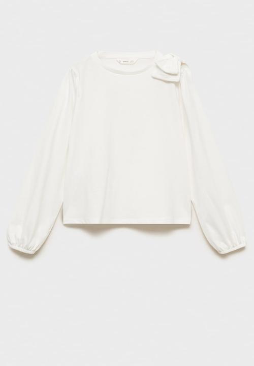 MANGO - T-shirt gala - natural