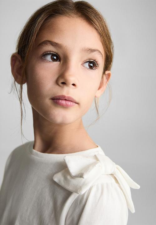 MANGO - T-shirt gala - natural